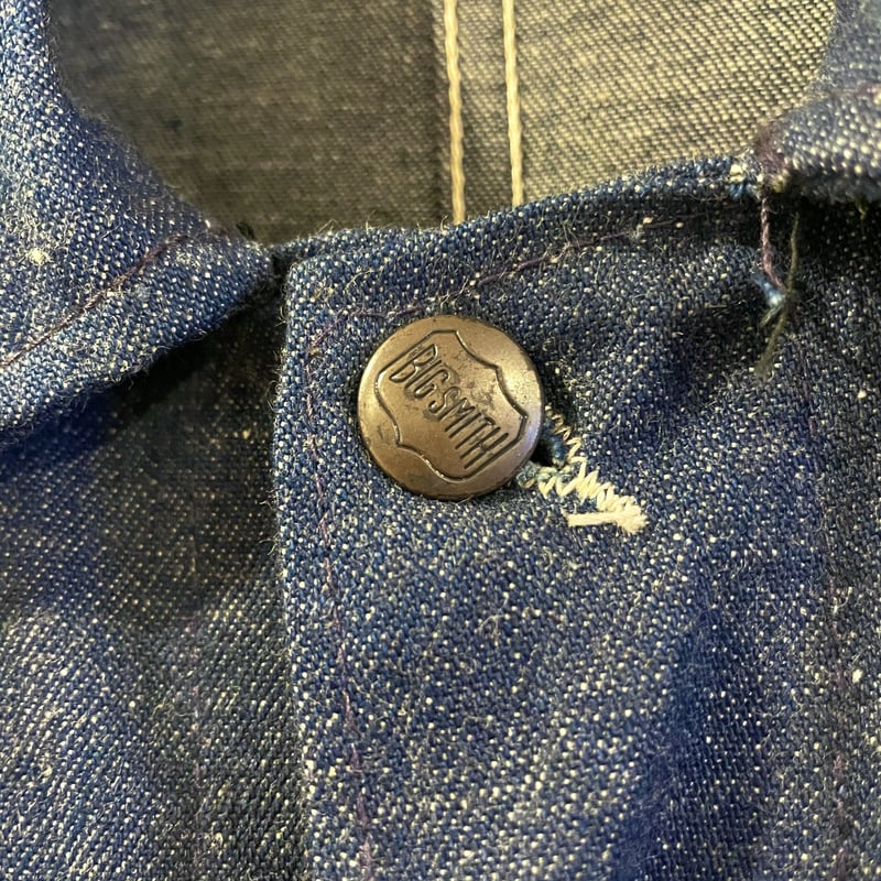 BIG SMITH 70s UNION MADE DEAD STOCK デニムカバーオール デ BIG SMITH 70s UNION MADE DEAD STOCK デニムカバーオール デ