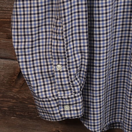 Ralph Lauren　チェック柄　コットンシャツ　ボタンダウン　ビッグサイズ　ラルフローレン　（Y0169)