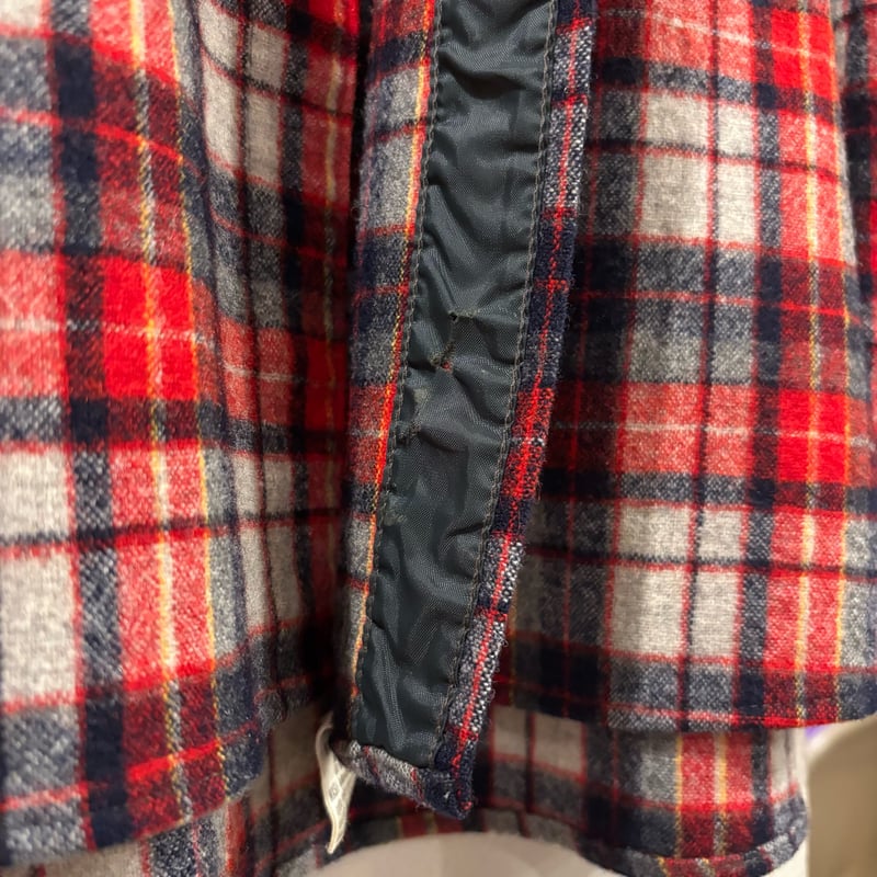 70s PENDLETON L/S ウールシャツ Size L USA製 ペンドルトン (S4