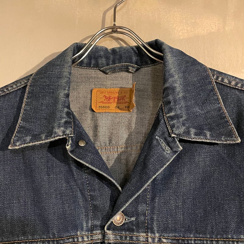 Levi's 70500 04 デニムジャケット Size XXL 2ポケ ユーロ Levi's 70500 04 デニムジャケット Size XXL 2ポケ ユーロ