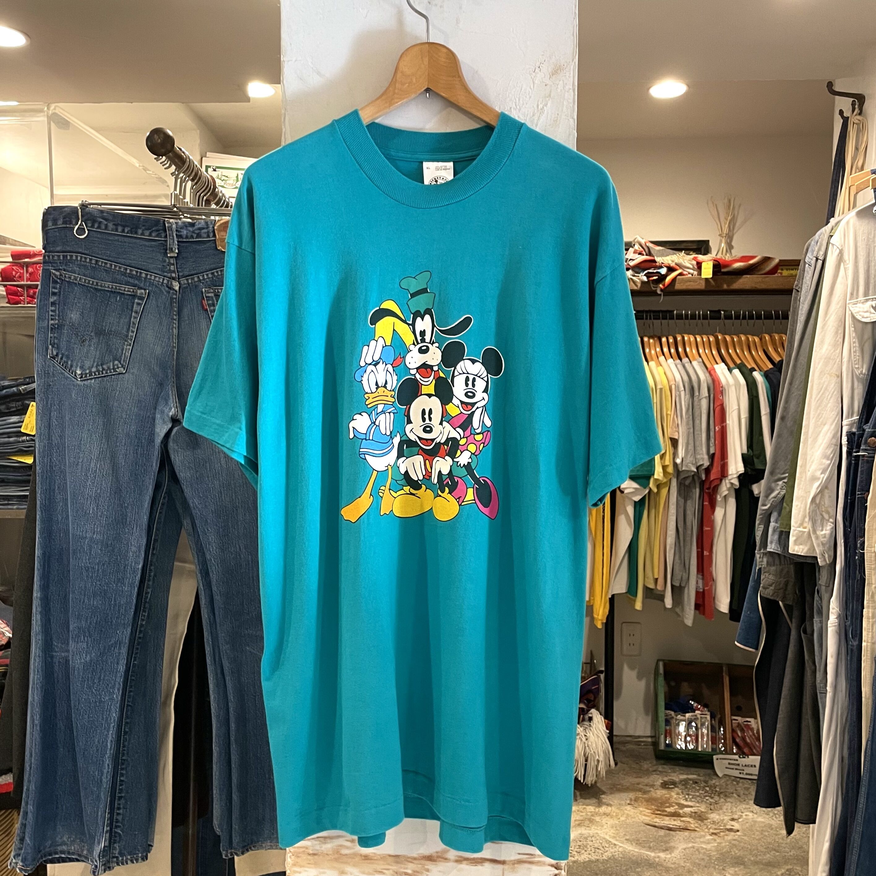 Disney 80年代 ディズニーTシャツ ミッキーT USA製 80s (S1296) |