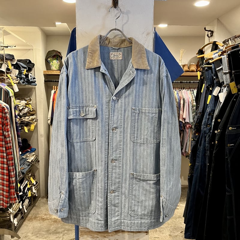 80s POLO Ralph Lauren カバーオール ラルフローレン 襟 80s POLO Ralph Lauren カバーオール ラルフローレン 襟