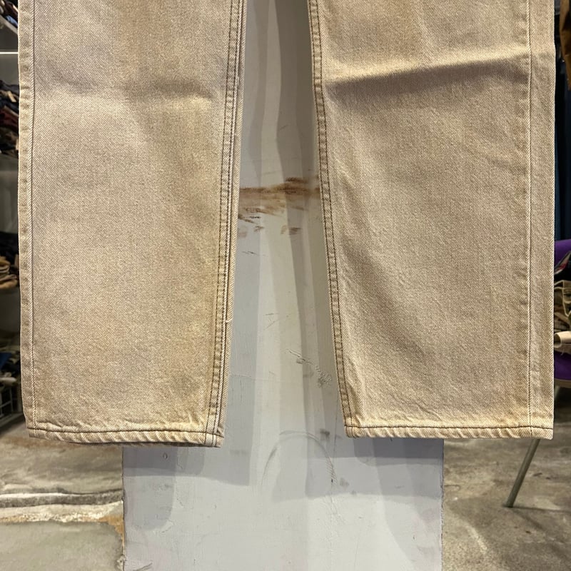 90s Levi's 501 0612 リーバイス 先染めカラーデニムパンツ ベージュ