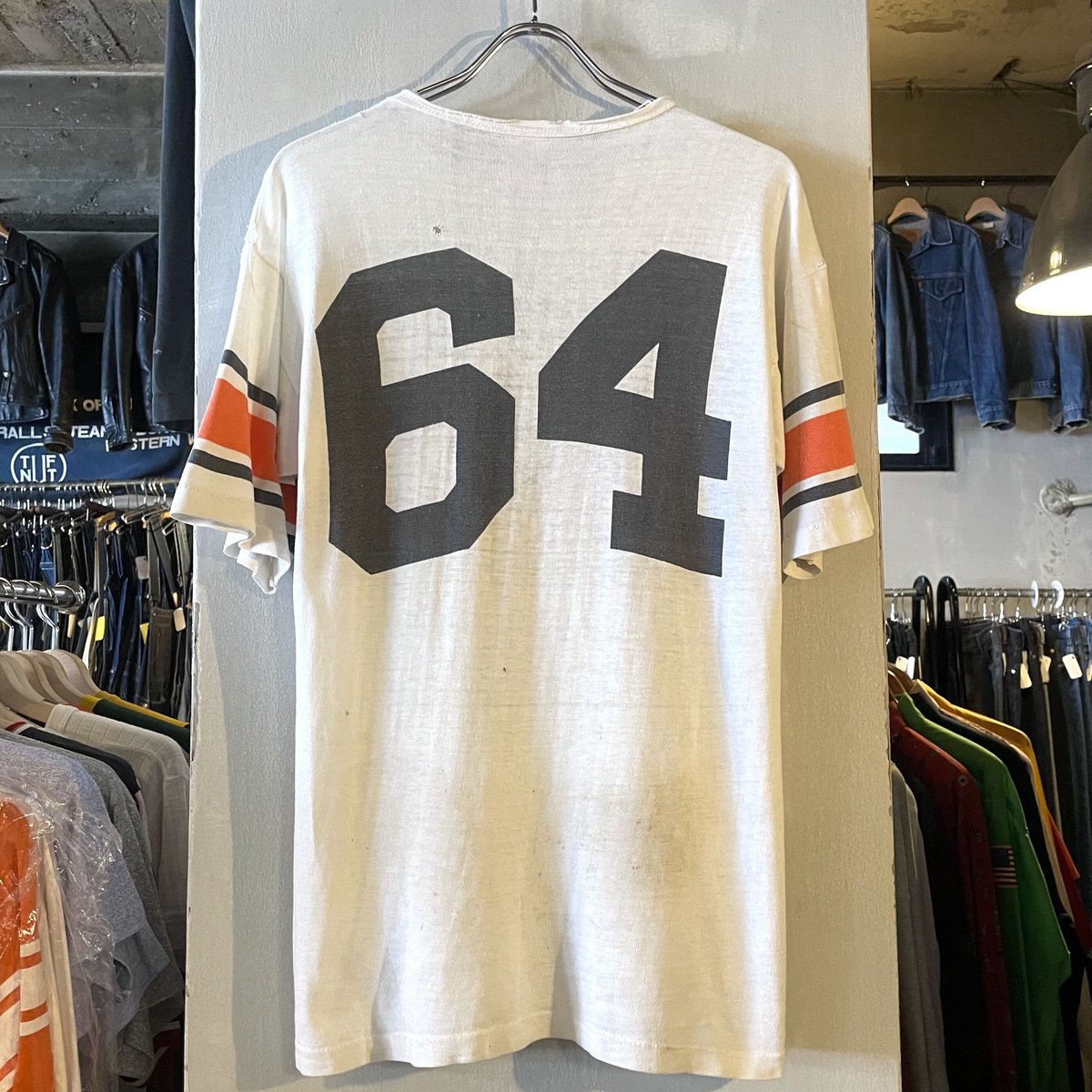 60s Champion S/S ヴィンテージTシャツ ランタグ フットボールT 60s Champion S/S ヴィンテージTシャツ ランタグ フットボールT