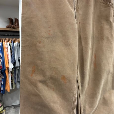 carhartt　ダック地　ペインターパンツ　カーハート　ブラウン　雰囲気系　32×31　(S5443)