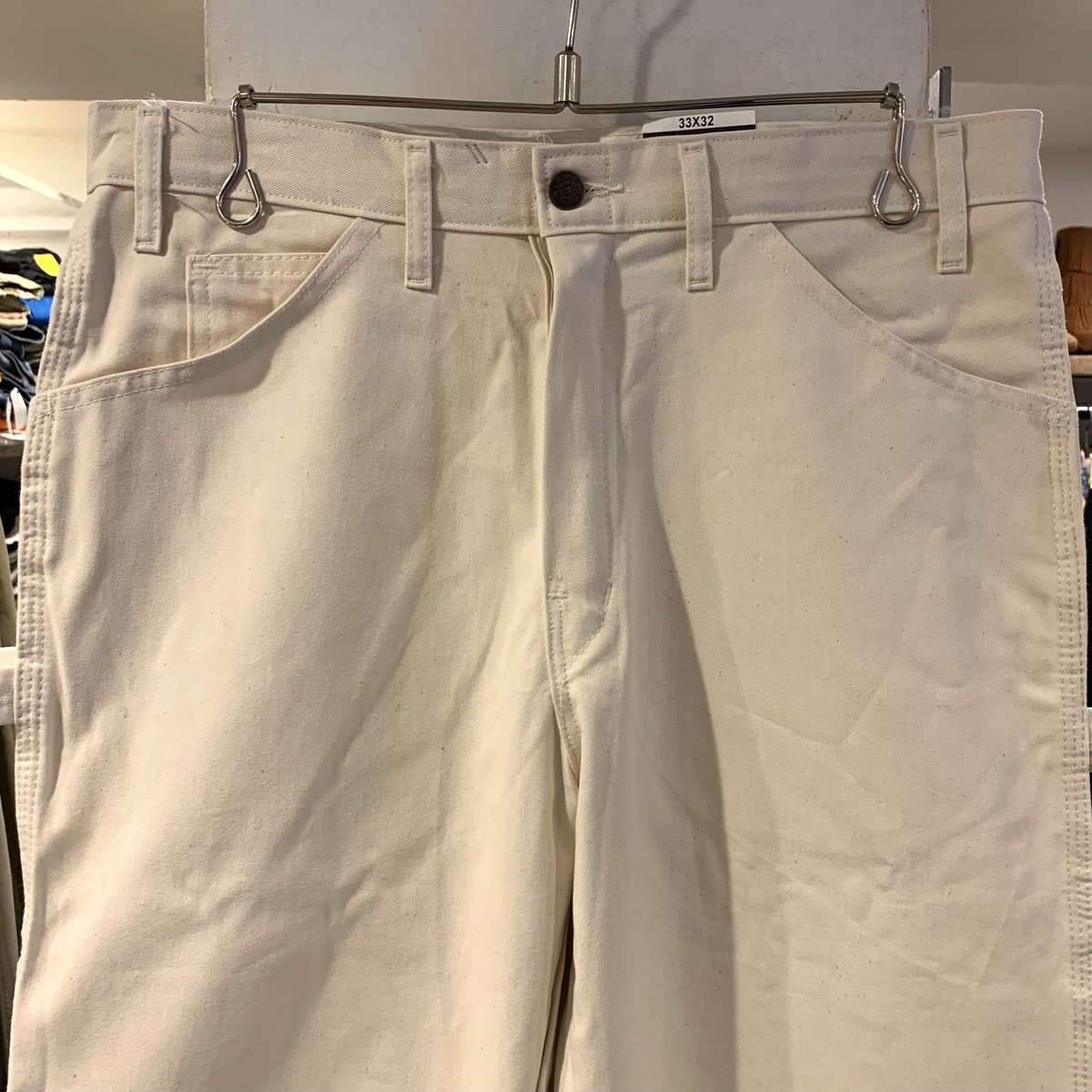 Dickies ディッキーズ ペインターパンツ オフホワイト W32 ワーク Dickies（ディッキーズ）の「USA Dickies ディッキーズ ワーク