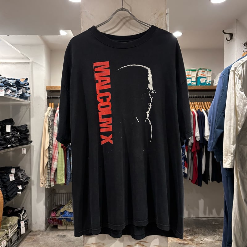 DELTA S/S Tシャツ MALCOLM X BLACK HISTORY Size 2XL