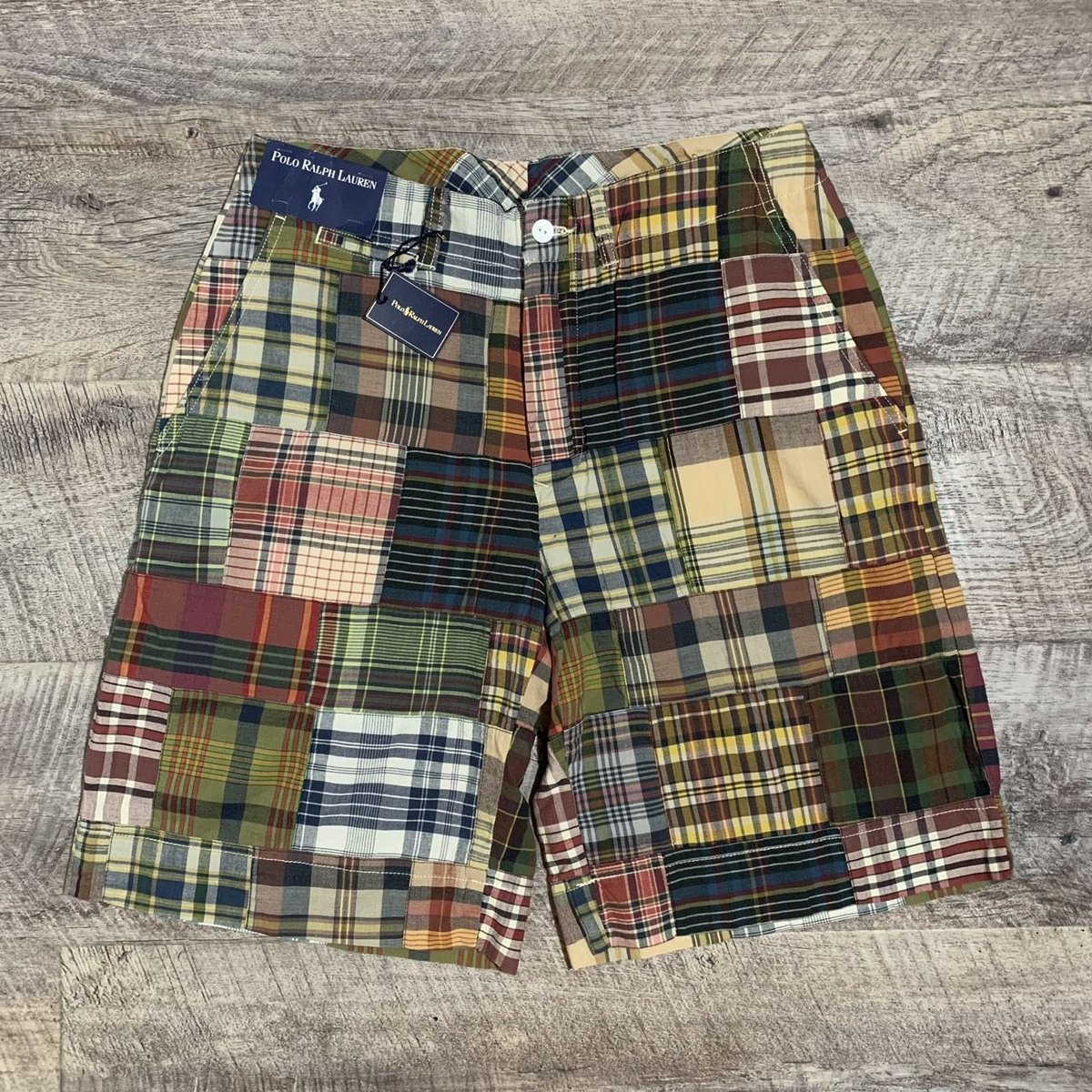 RRL インディゴ パッチワーク ハーフパンツ ラルフローレン　31 ラルフローレン パッチワーク ハーフパンツ 新品 W32 | DUFF