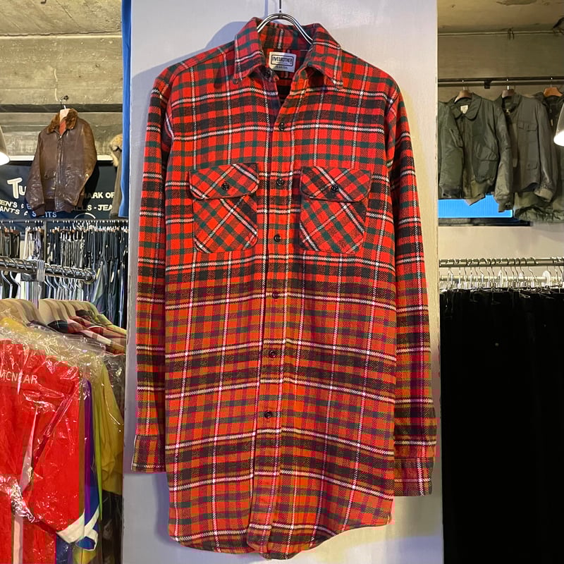 80s FIVE BROTHER L/S ネルシャツ USA製 Size M ファイブブラザー 80s FIVE BROTHER L/S ネルシャツ USA製 Size M ファイブブラザー
