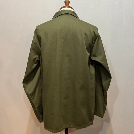 60s　TEXAS STATE GUARD　テキサス州防衛隊　ユーティリティシャツ　Size MEDIUM　DEADSTOCK　筒袖　ミリタリーシャツ　(S5363)