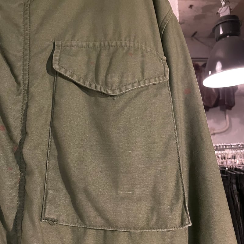 60s US ARMY M-65 2nd フィールドジャケット M-R 60s 米軍 U.S.ARMY M-65フィールドジャケット 2nd オリーブ