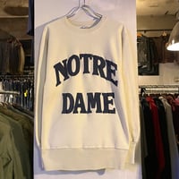 90s　Champion　リバースウィーブ　Reverse Weave　NOTRE DAME　刺繡タグ　(S3843)