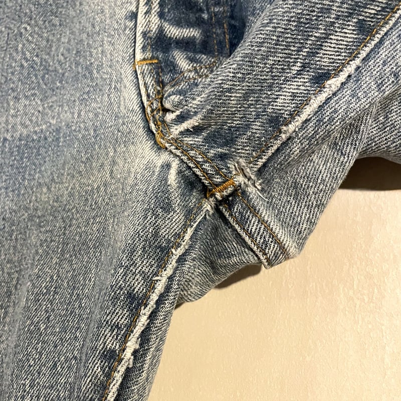 80s Levi's 501 リーバイス デニムパンツ 内股シングル 裾 80s Levi's 501 リーバイス デニムパンツ 内股シングル 裾