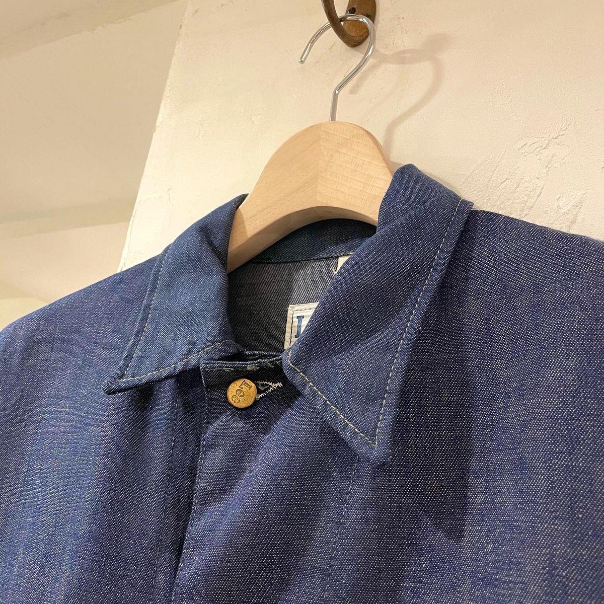 Lee 91-J 70s USA製 デニムカバーオール ユニオンチケット付き Lee 91-J 70s USA製 デニムカバーオール ユニオンチケット付き