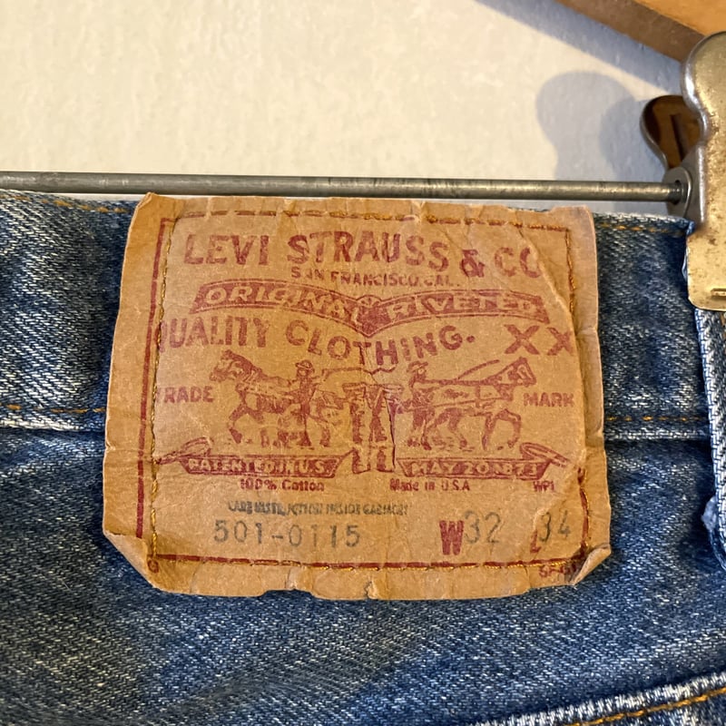80s Levi's 501-0115 リーバイス デニムパンツ 31×33 USA製 80s Levi's 501-0115 リーバイス デニムパンツ 31×33 USA製
