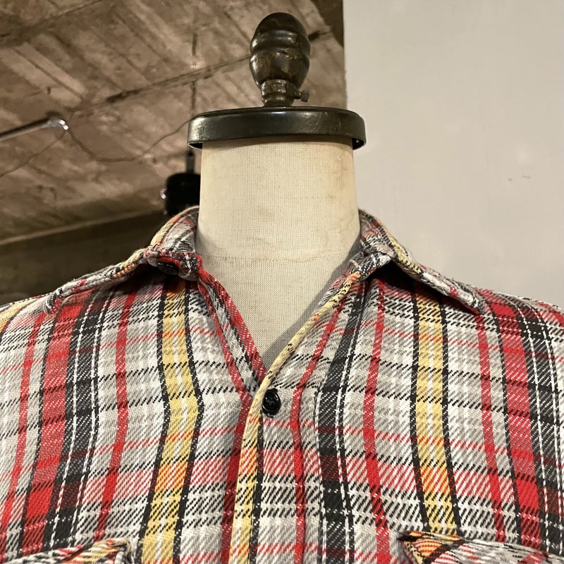 70s FROSTPROOF ネルシャツ USA製 コットンシャツ チェック柄 70s FROSTPROOF ネルシャツ USA製 コットンシャツ チェック柄