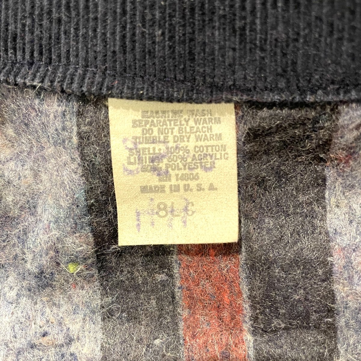 carhartt 70s USA製 デニムカバーオール ブランケットライナー