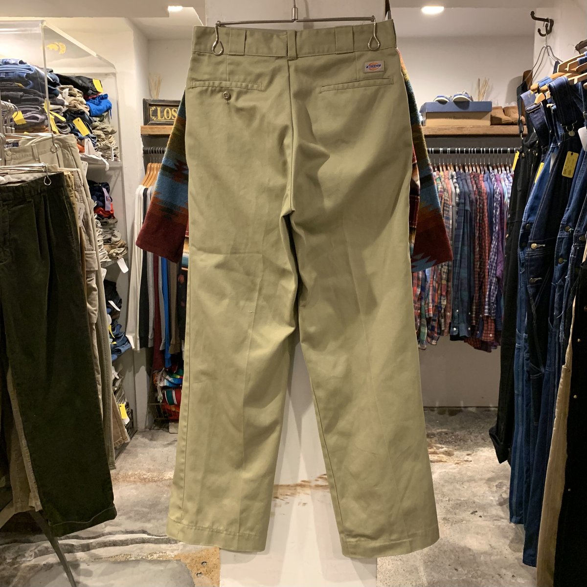 90s USA製 Dickies874 ベージュ チノパン ワークパンツ W34 90s Dickies 874 ワークパンツ ディッキーズ ベージュ 34×29 USA