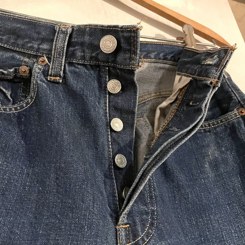 70s Levi's 501 Big E 28×28 リーバイス デニムパンツ ボタン裏6 70s Levi's 501 Big E 28×28 リーバイス デニムパンツ ボタン裏6