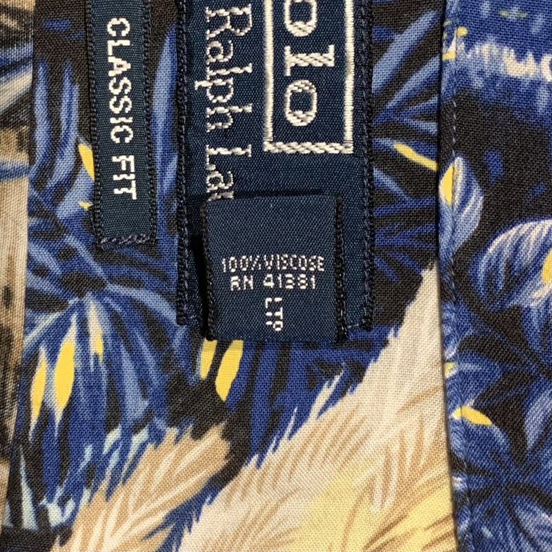 90s Polo by Ralph Lauren S/Sアロハシャツ ラルフローレン オープン