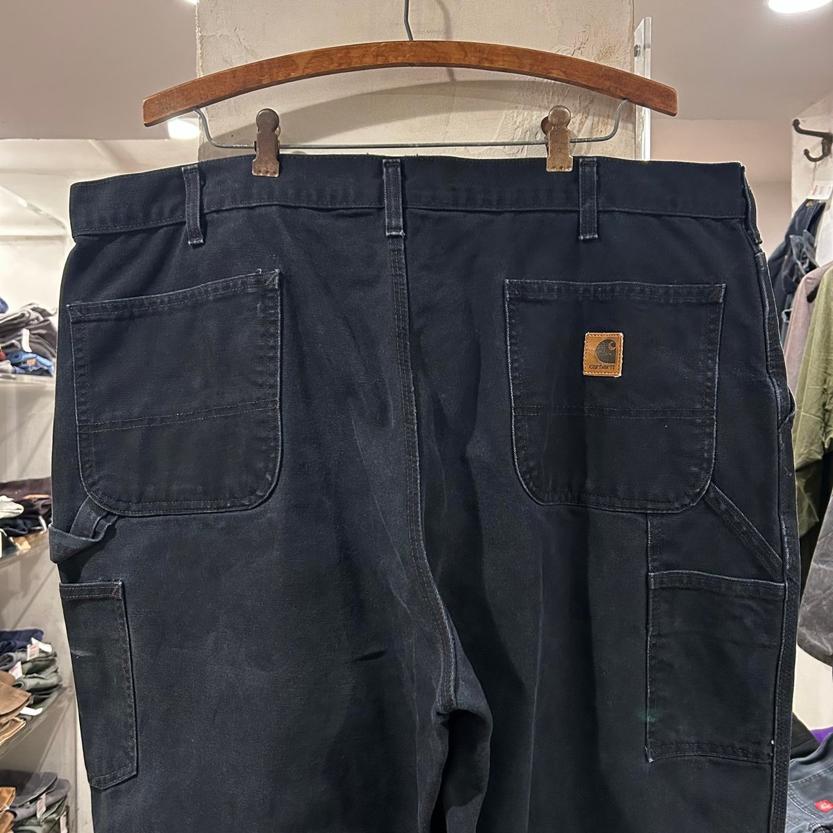 carhartt ダック地 ペインターパンツ カーハート ブラック 42×33