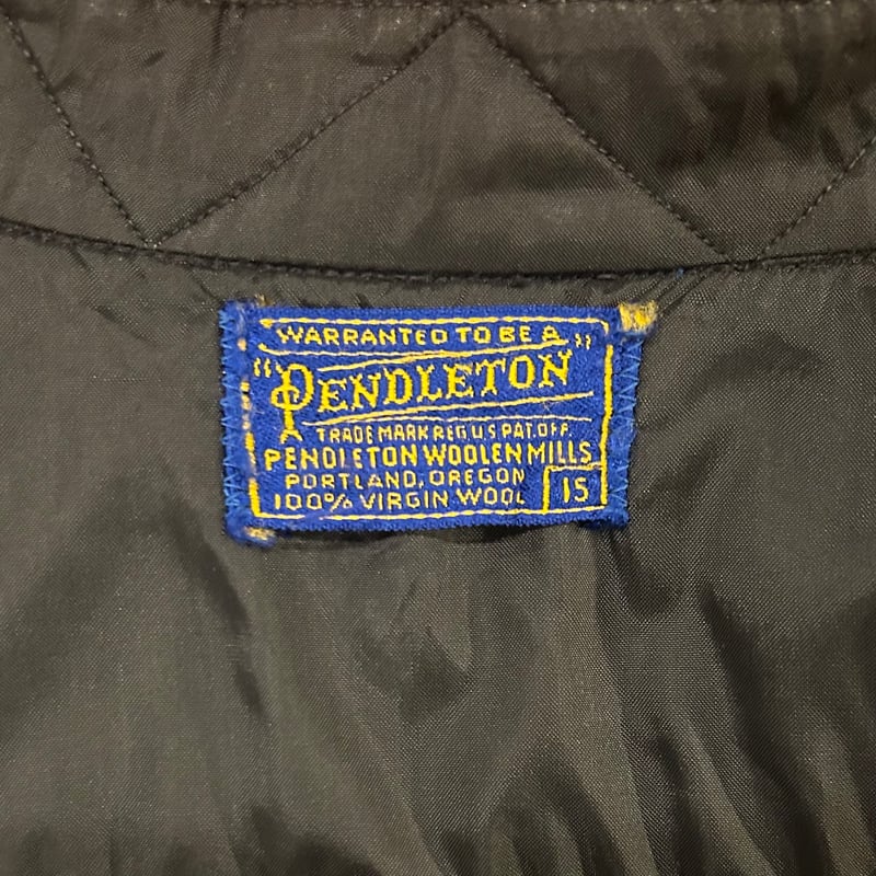 50s PENDLETON ウールチェックシャツ ペンドルトン オンブレチェック 赤 黒 Si