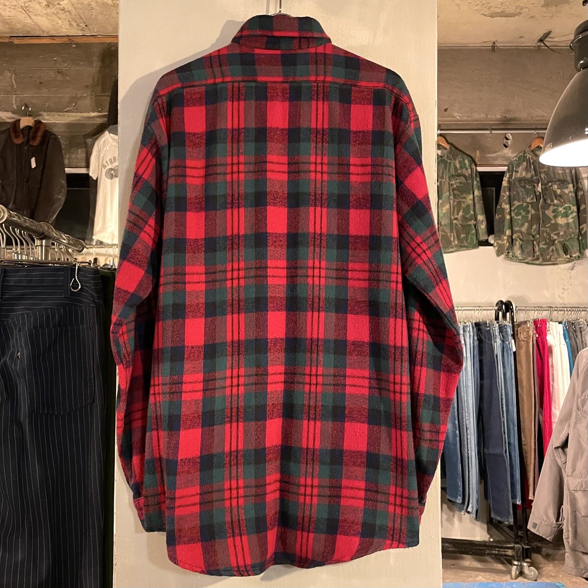 70s FIVE BROTHER ネルシャツ ファイブブラザー USA製 コットン 70s FIVE BROTHER ネルシャツ ファイブブラザー USA製 コットン