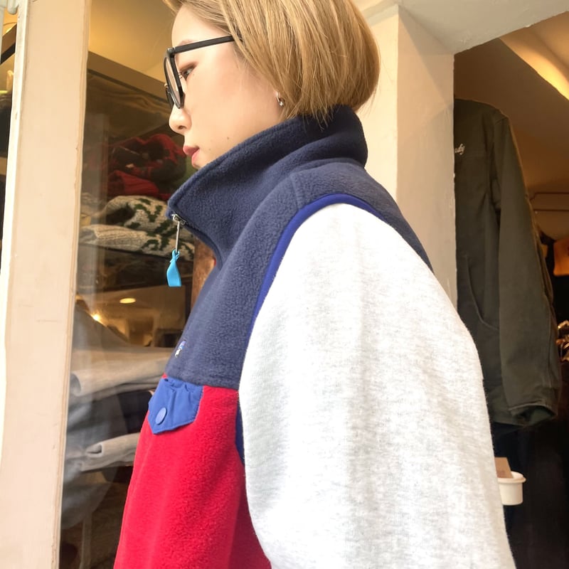 patagonia シンチラスナップT フリースベスト パタゴニア 切り替え