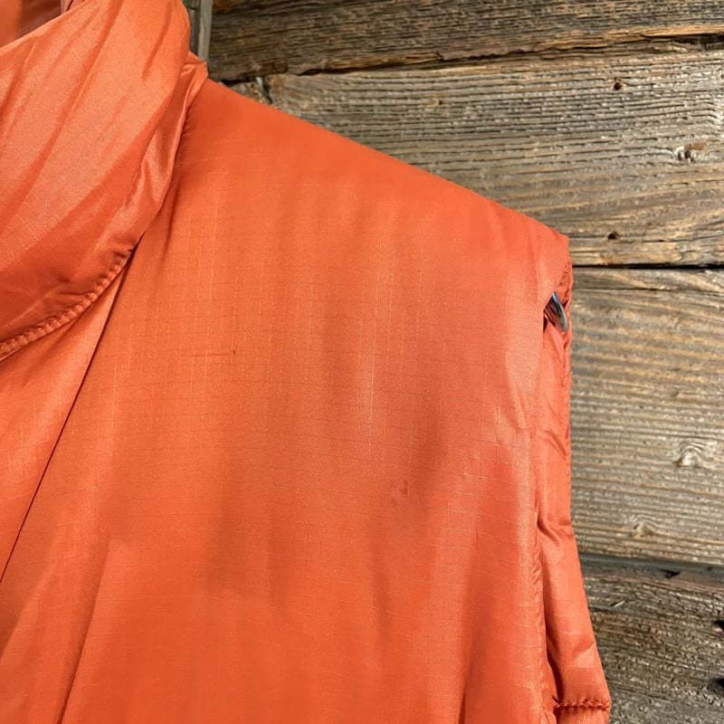 70s THE NORTH FACE ダウンベスト 茶タグ オレンジ USA製 ノース 70s THE NORTH FACE ダウンベスト 茶タグ オレンジ USA製 ノース