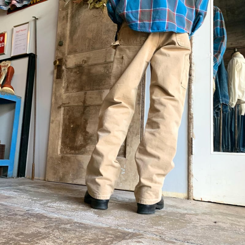 90s～ Carhartt ダック地 ペインターパンツ ダブルニー 雰囲気系 