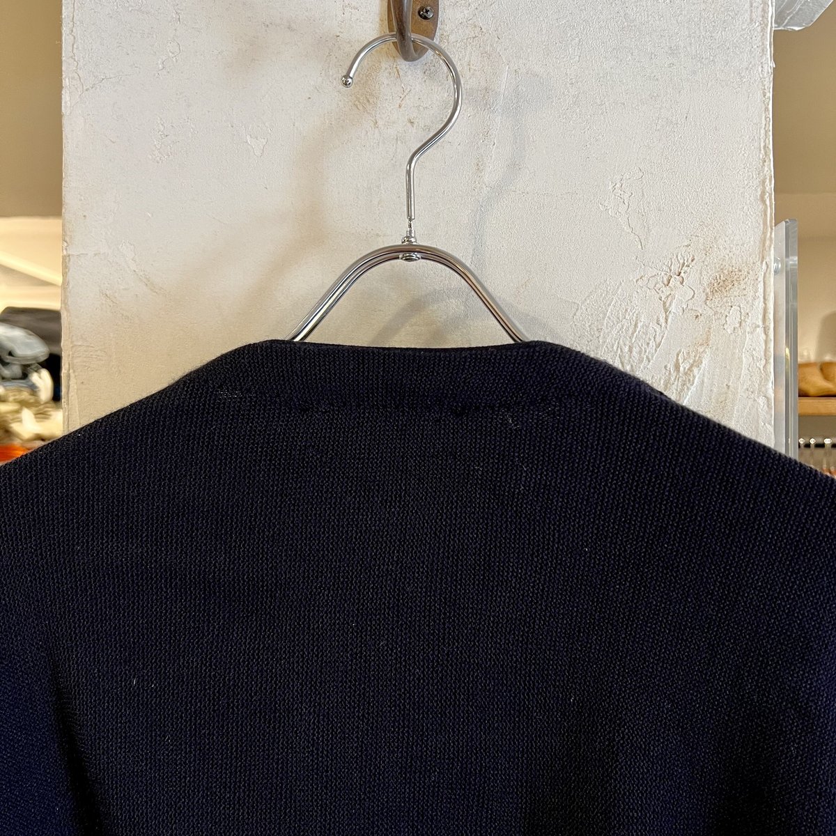 古着　カーディガン　USA製　アクリル　ゆるだぼ　XL　ネイビー IZOD アクリルカーディガン アイゾッド USA製 ネイビー XL