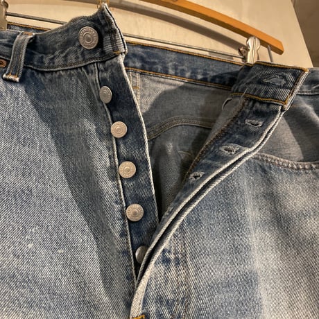 90s　Levi’s 501　リーバイス　デニムパンツ　36×29½　USA製　ボタン裏524　1997年　(S4226)