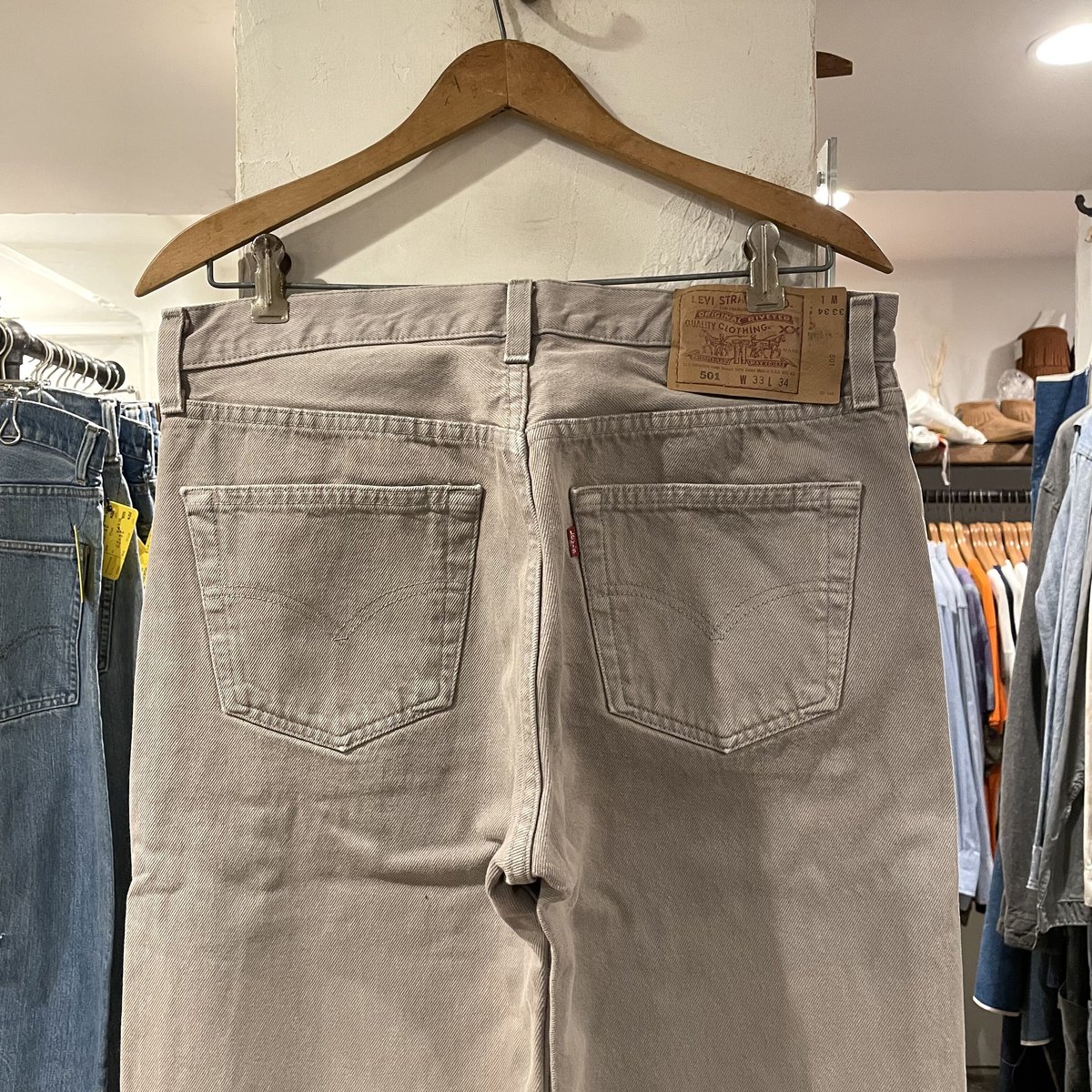 90s Levi's 501-0648 リーバイス501 カラーデニム グレー USA製 90s Levi's 501-0648 リーバイス501 カラーデニム グレー USA製