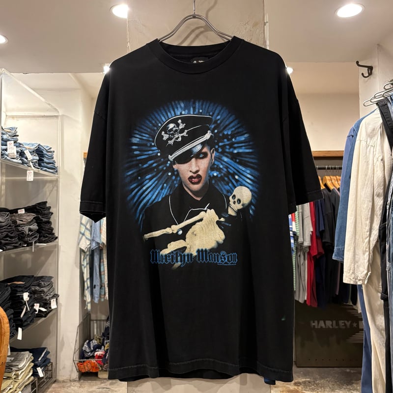 00s GIANT S/S バンドTシャツ Marilyn Manson Size XL マリ