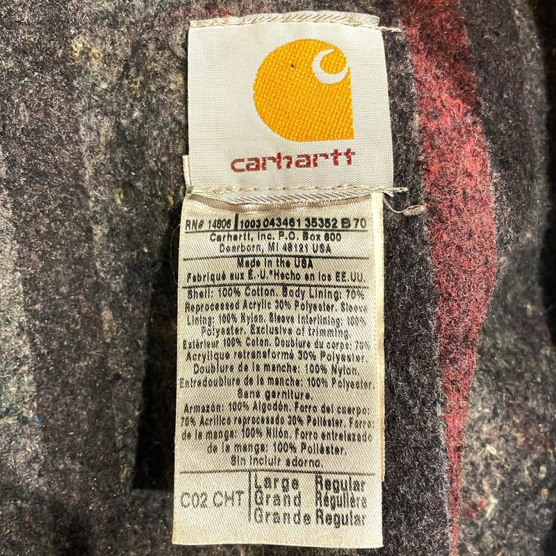 carhartt ミシガンチョアコート USA製 ダック地 ワーク