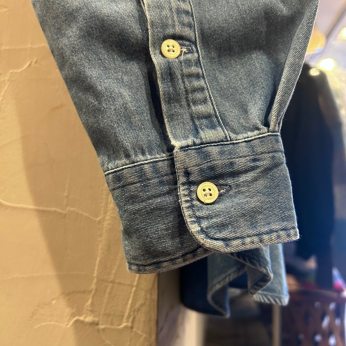 ラルフローレン Polo by Ralph Lauren ノーカラーデニムシャツ Polo by Ralph Lauren ノーカラーデニムシャツ ラルフローレン