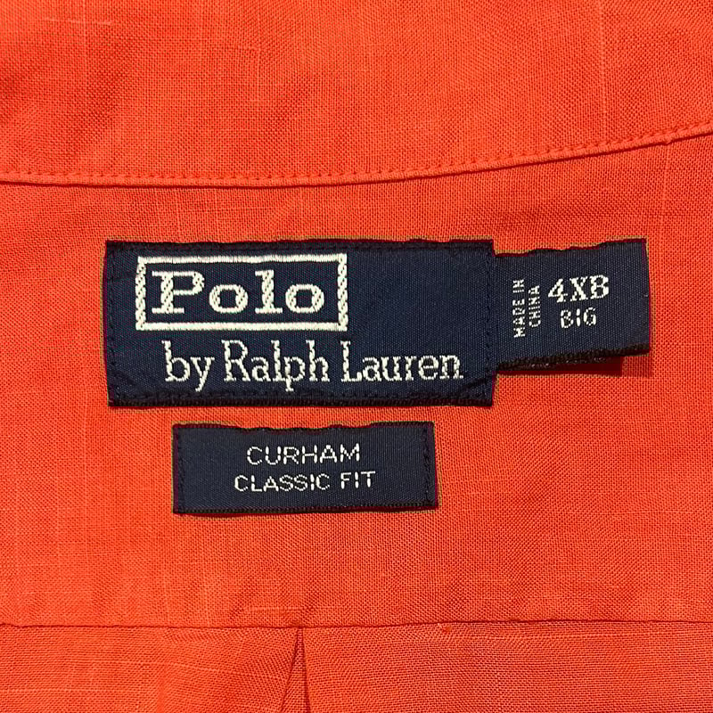 90s Polo by Ralph Lauren CURHAM S/Sオープンカラーシャツ ラ