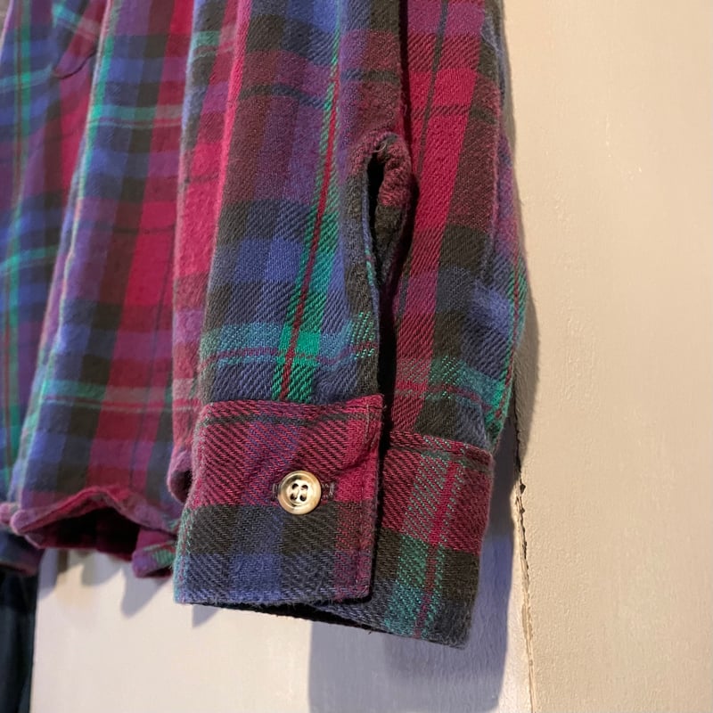 70s FIVE BROTHER L/S ネルシャツ USA製 Size XL ファイブブラザ