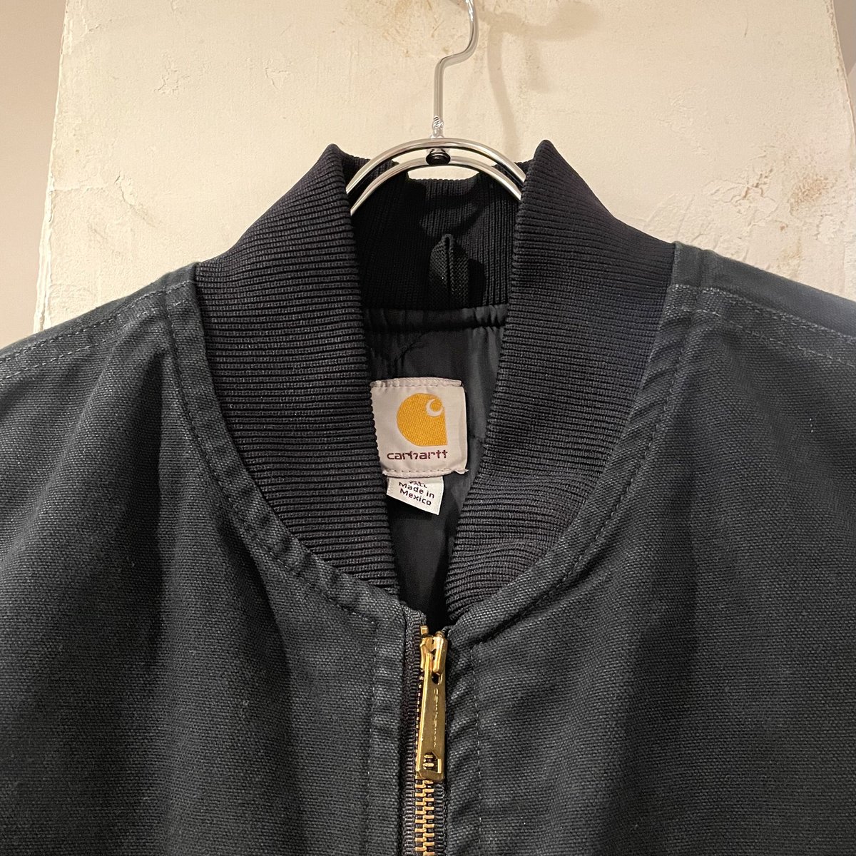 Carhartt ダック地 ベスト ブラック カーハート ダック XL TALL Carhartt ダック地 ベスト ブラック カーハート ダック XL TALL