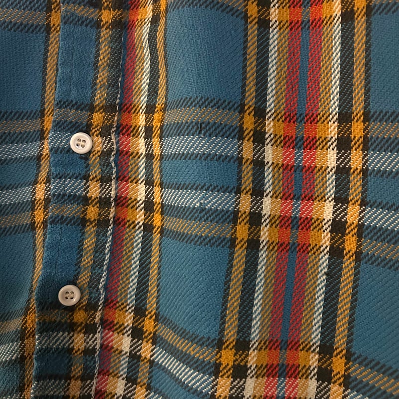 70s BIG MAC L/S ネルシャツ Size M 単色タグ ビッグマック