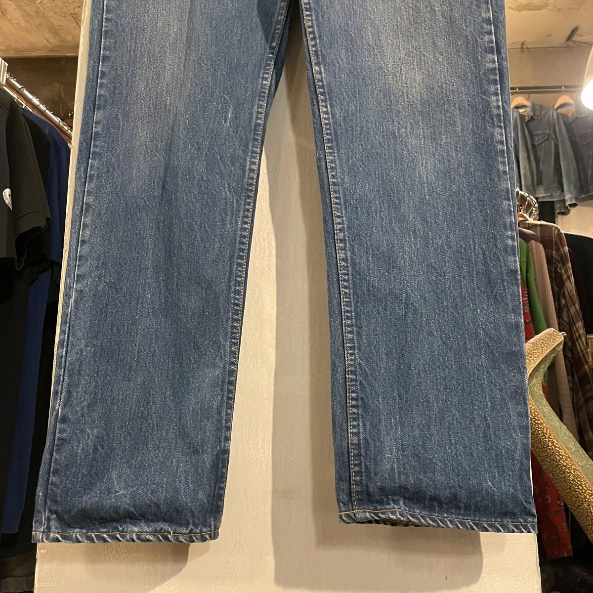 80s Levi's 20505 0217 デニムパンツ 37×31 USA製 裾チェーンステ 80s Levi's 20505 0217 デニムパンツ 37×31 USA製 裾チェーンステ