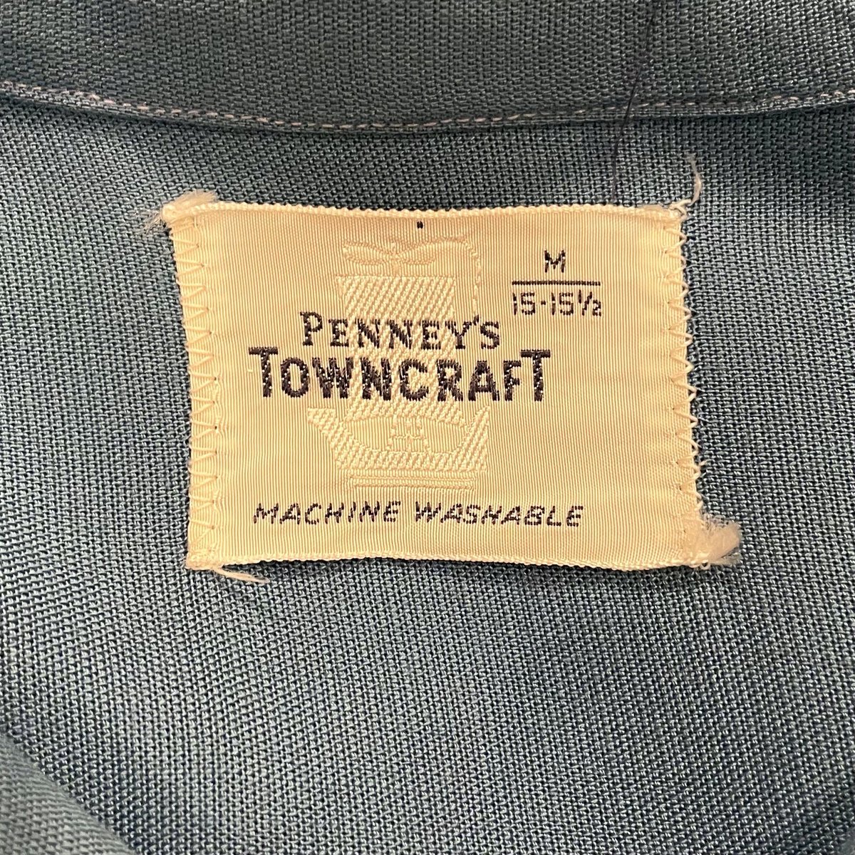 TOWNCRAFT PENNEYS 60s 船タグ ヴィンテージ オープンカラー TOWNCRAFT PENNEYS 60s 船タグ ヴィンテージ オープンカラー