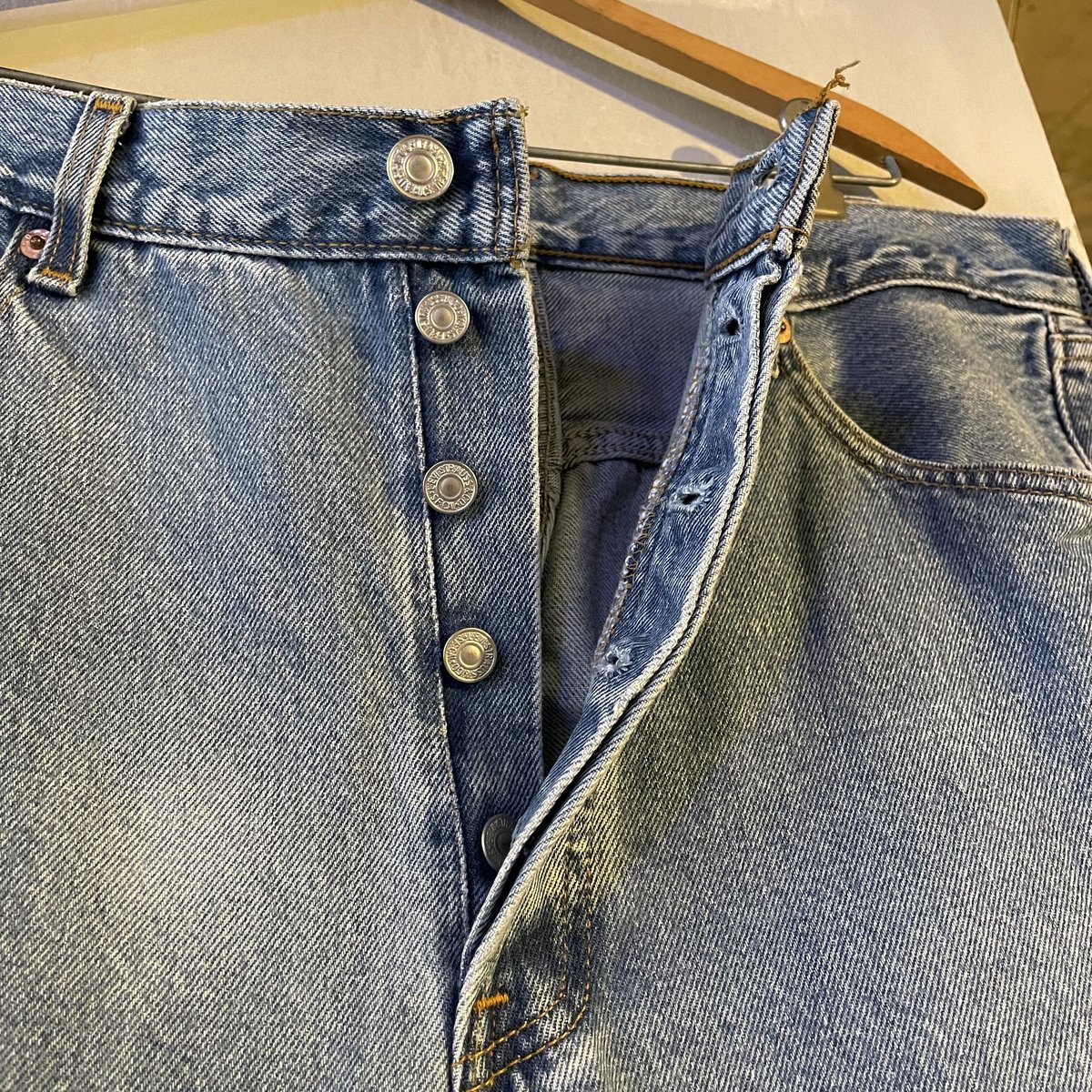 90s　Levi's 501 0193　リーバイス　デニムパンツ　34×31½　USA製　ボタン裏614　1999年　(S3813)