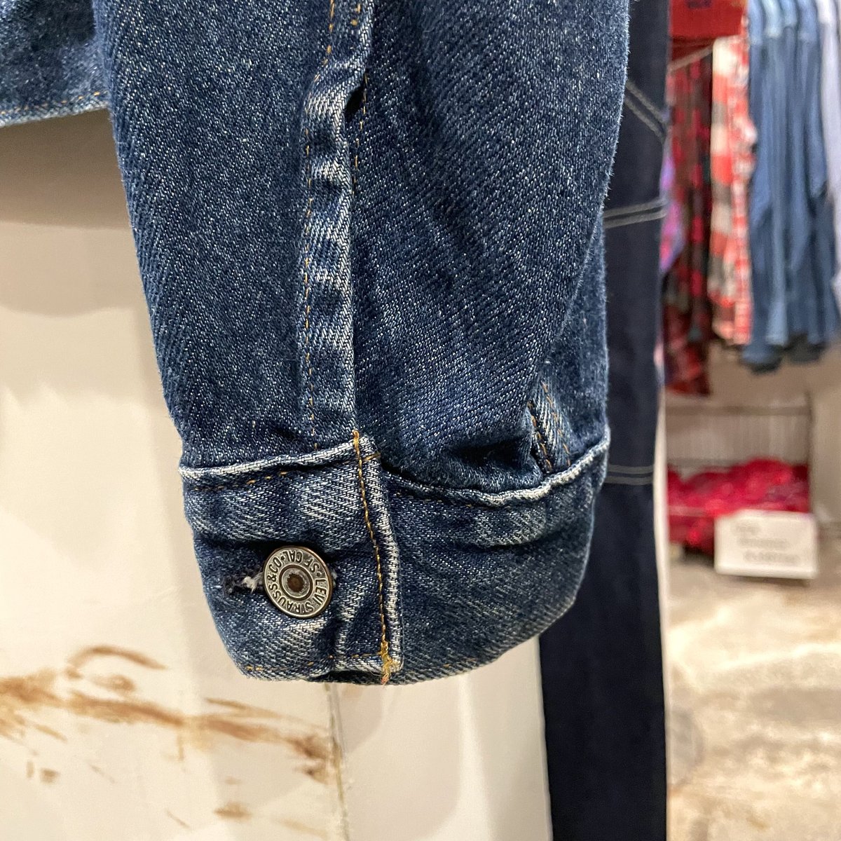 80s Levi's 71506-0216 リーバイス デニムジャケット ボタン裏 80s Levi's 71506-0216 リーバイス デニムジャケット ボタン裏