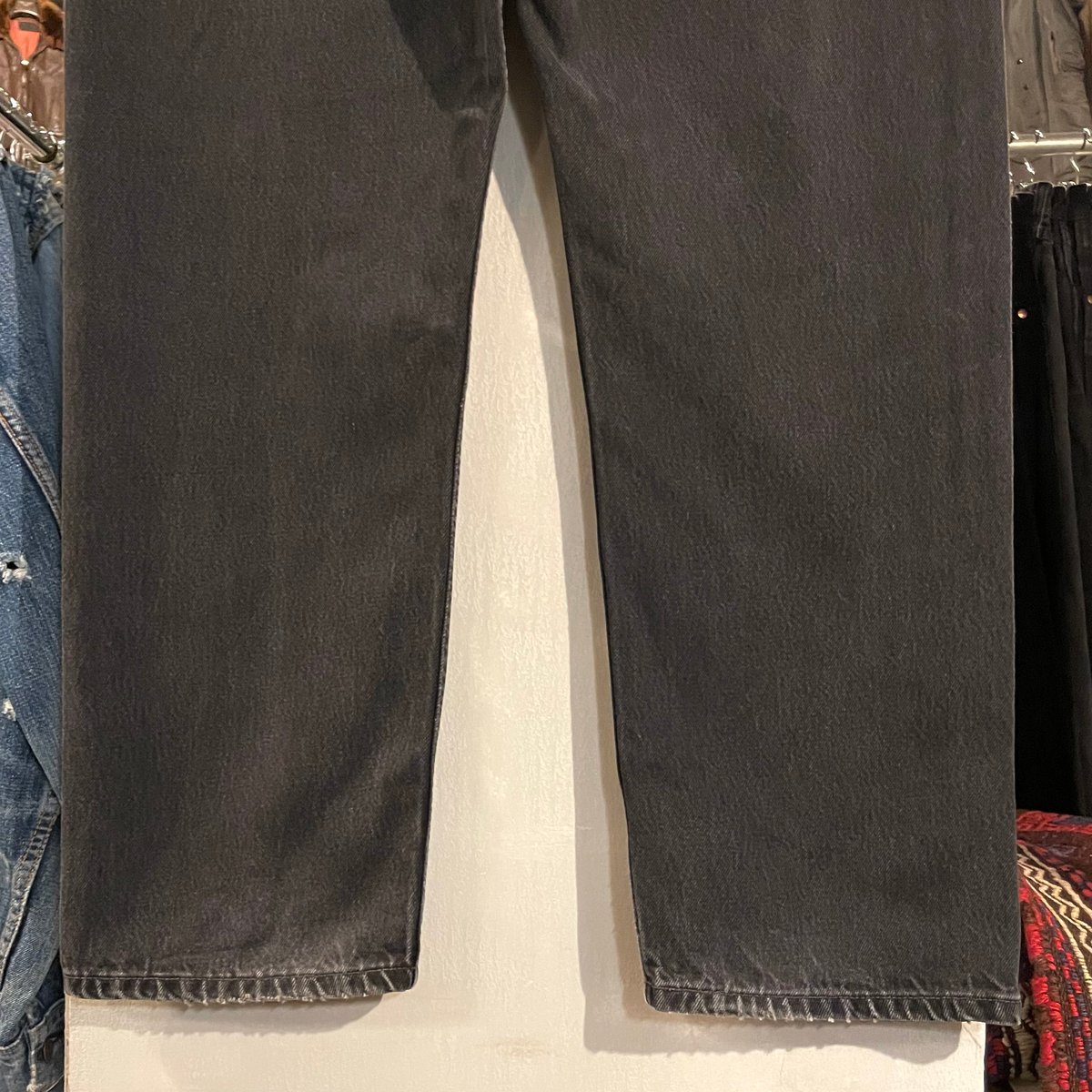 00s Levi's 501 後染め ブラックデニムパンツ 36×29 2001年 (S448 00s Levi's 501 後染め ブラックデニムパンツ 36×29 2001年 (S448