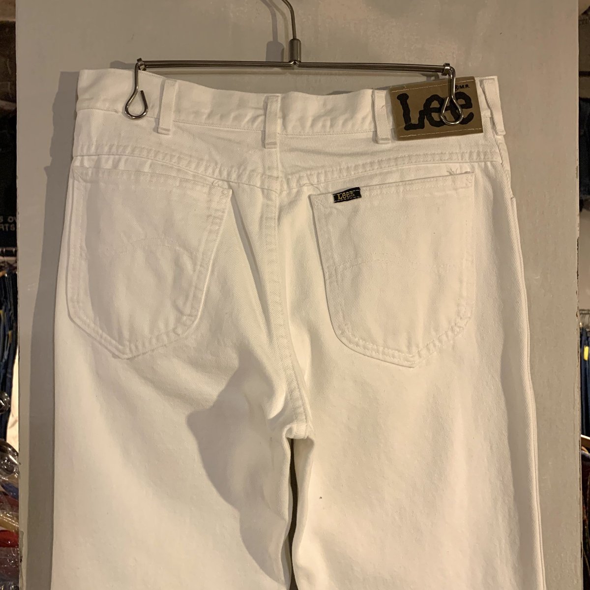 80s Lee 200-5510 ホワイトデニムパンツ 42TALON USA製 (S2495 80s Lee 200-5510 ホワイトデニムパンツ 42TALON USA製 (S2495