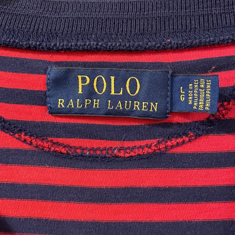 珍品】90s Polo Ralph Lauren ベロアカットソー ボーダー 楽天市場