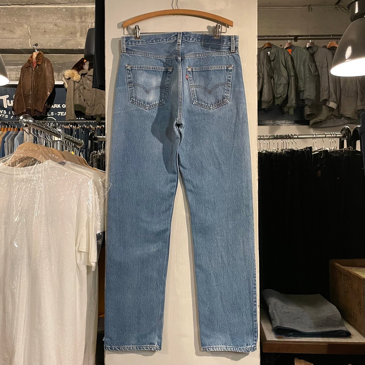 90s Levi's リーバイス 501 USA製 w34 ボタン裏532 リーバイス501 赤耳 復刻 ボタン裏4093 2014年 メキシコ製 w29