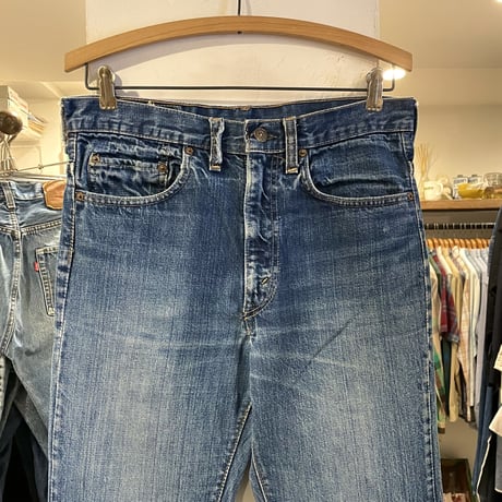 Levi’s 517　66モデル　single　脇割り　ボタン裏16　SCOVILLジッパー　ブーツカット　1975年　(S0861)