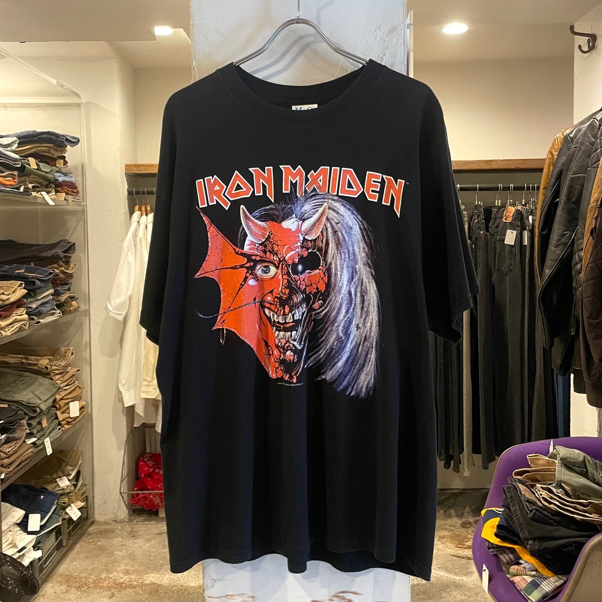 00s M&O S/S バンドTシャツ IRON MAIDEN Size XL アイアン メイ 00s M&O S/S バンドTシャツ IRON MAIDEN Size XL アイアン メイ